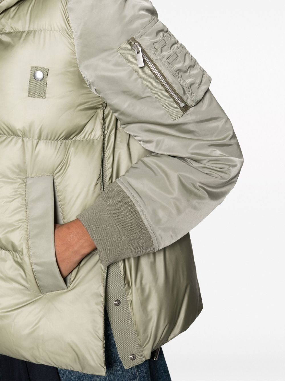 high-neck padded jacket - 5