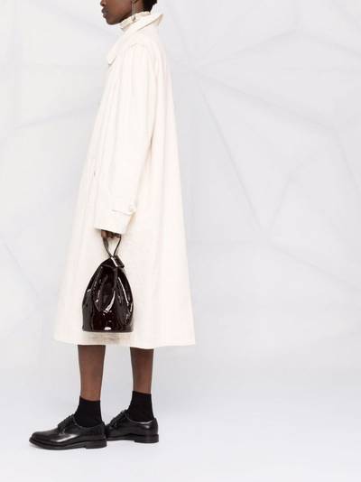 Maison Margiela single-breasted midi coat outlook