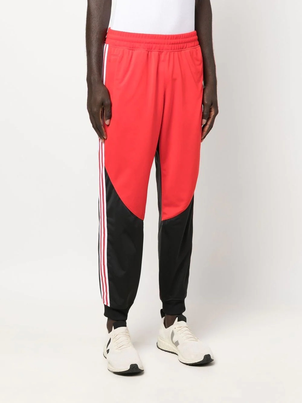 colour-block elasticated track pants - 3