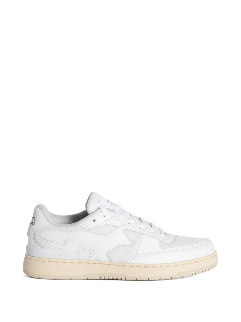 Chiru fox-patch panelled sneakers 1