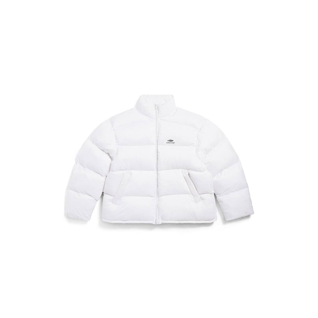 Men's Skiwear - 3b Sports Icon Ski Puffer in White - 1