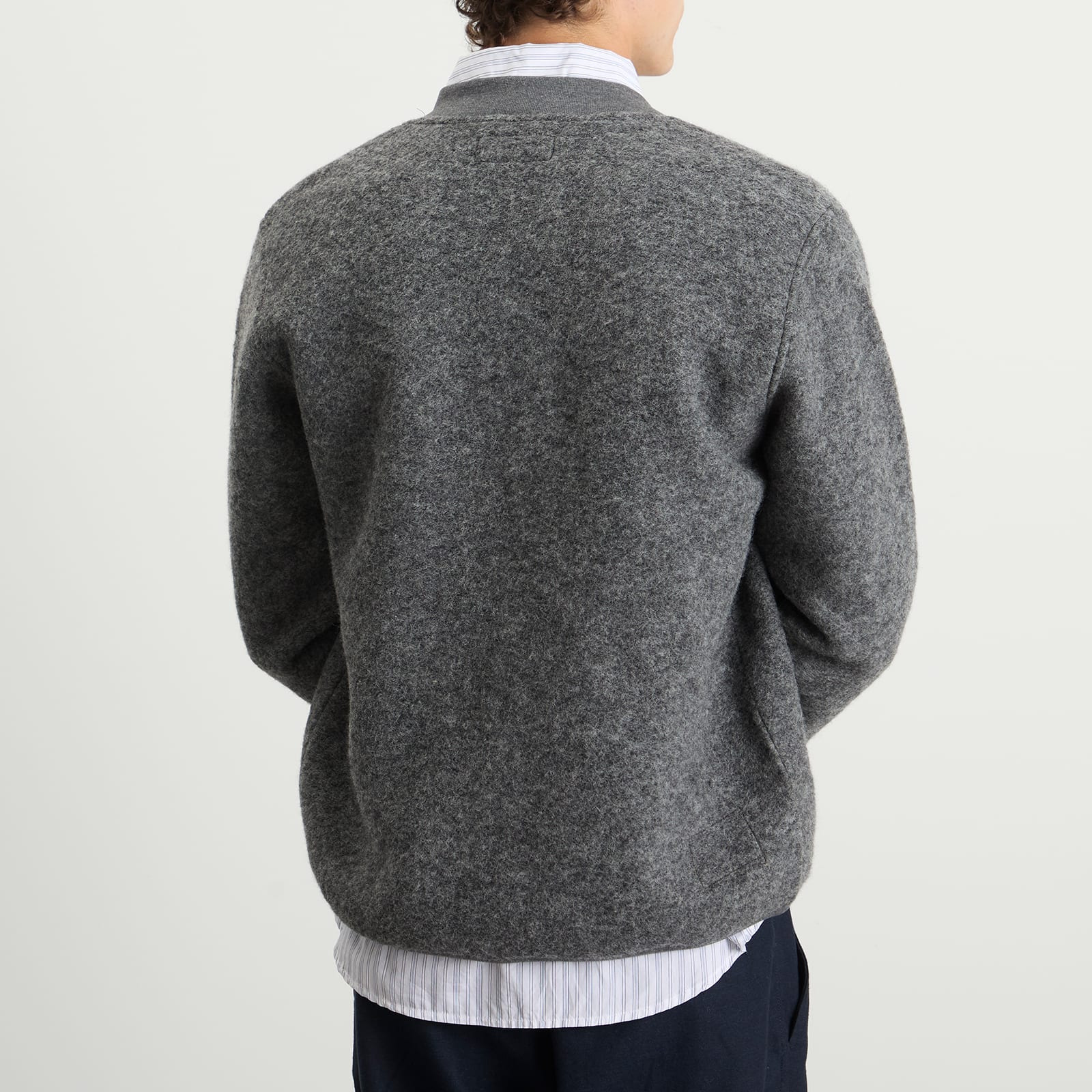 Universal Works Wool Fleece Zip Bomber - Presented by END. - 3
