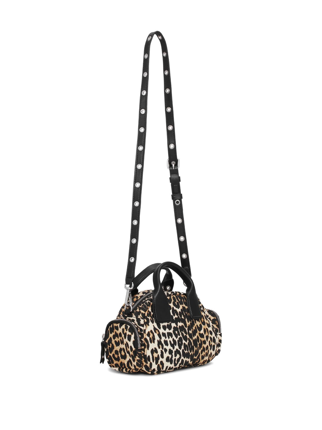 Leopard Mini Polochon Bag - 4