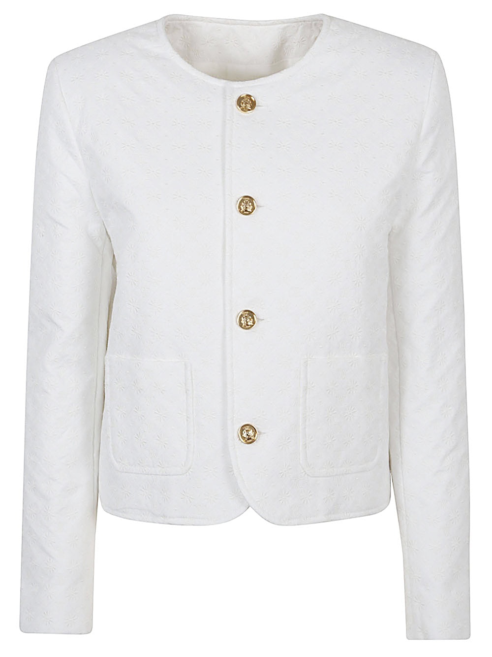 ジャケット Celine Giacca Crop Maniche Lunghe Collo A Punta Chiusura Fro Women's Cropped chelsea jacket in lacquered tweed | CELINE | 24S
