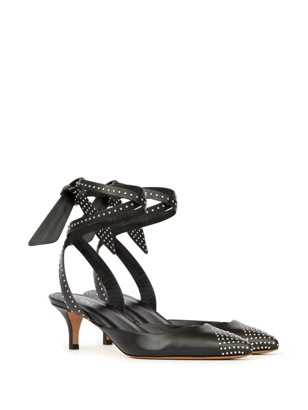 Slingback Pumps with Studs - 5