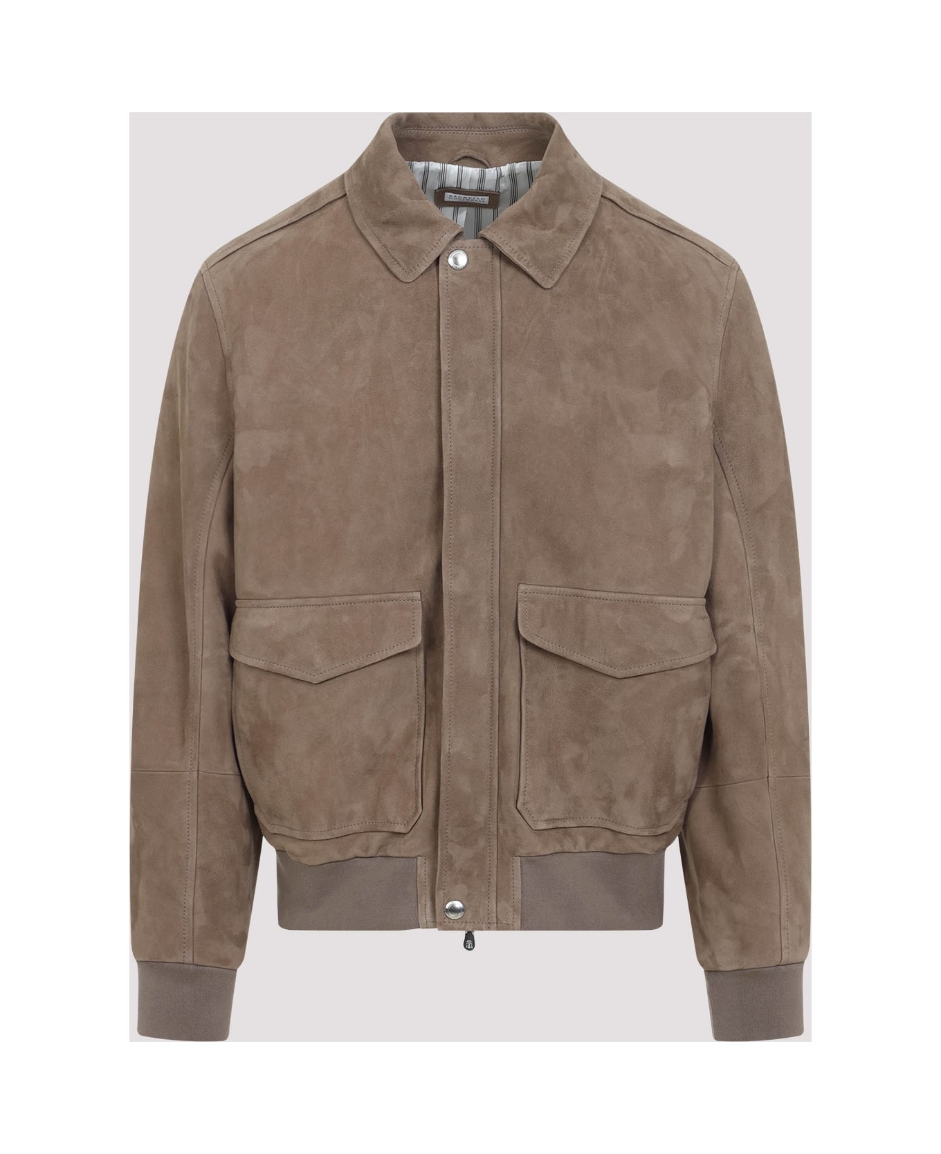Leather Bomber Jacket - 3