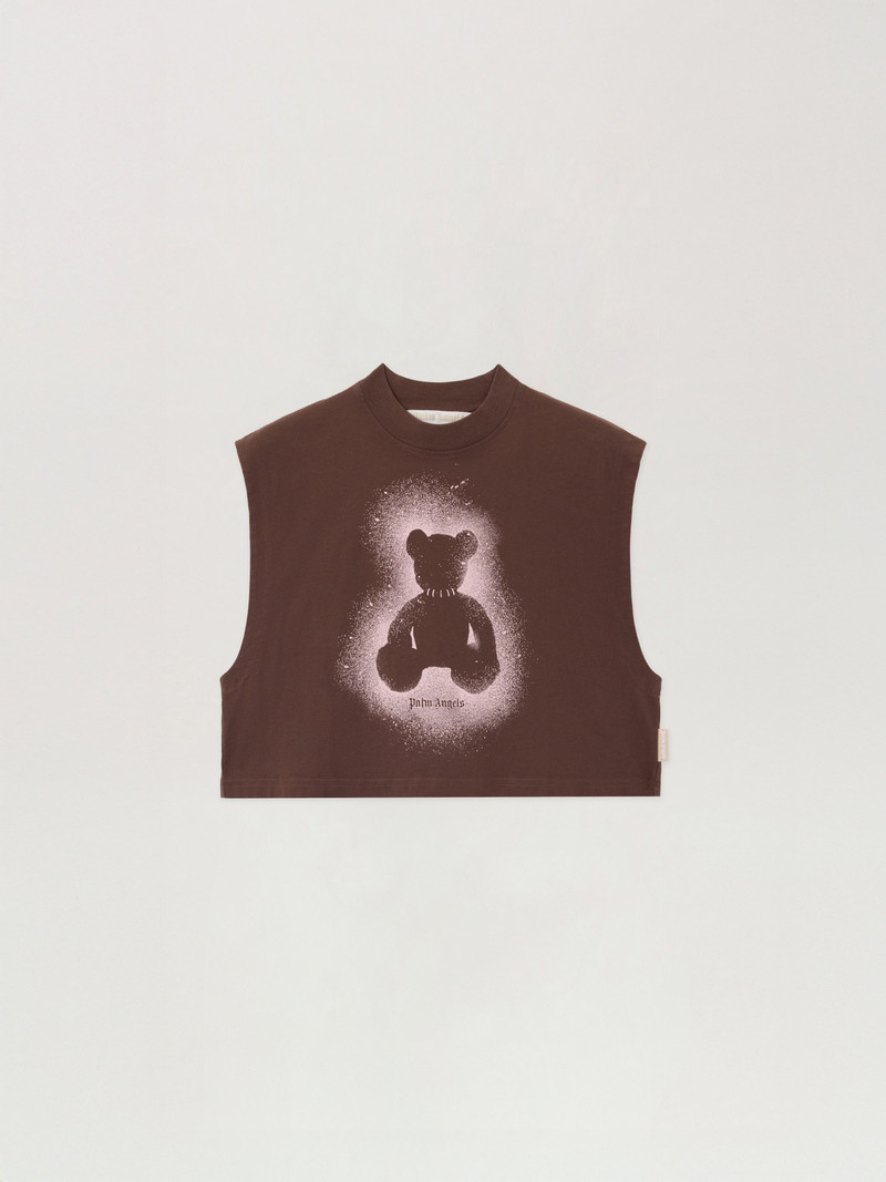 Spray Bear Boxy Tank Top 1