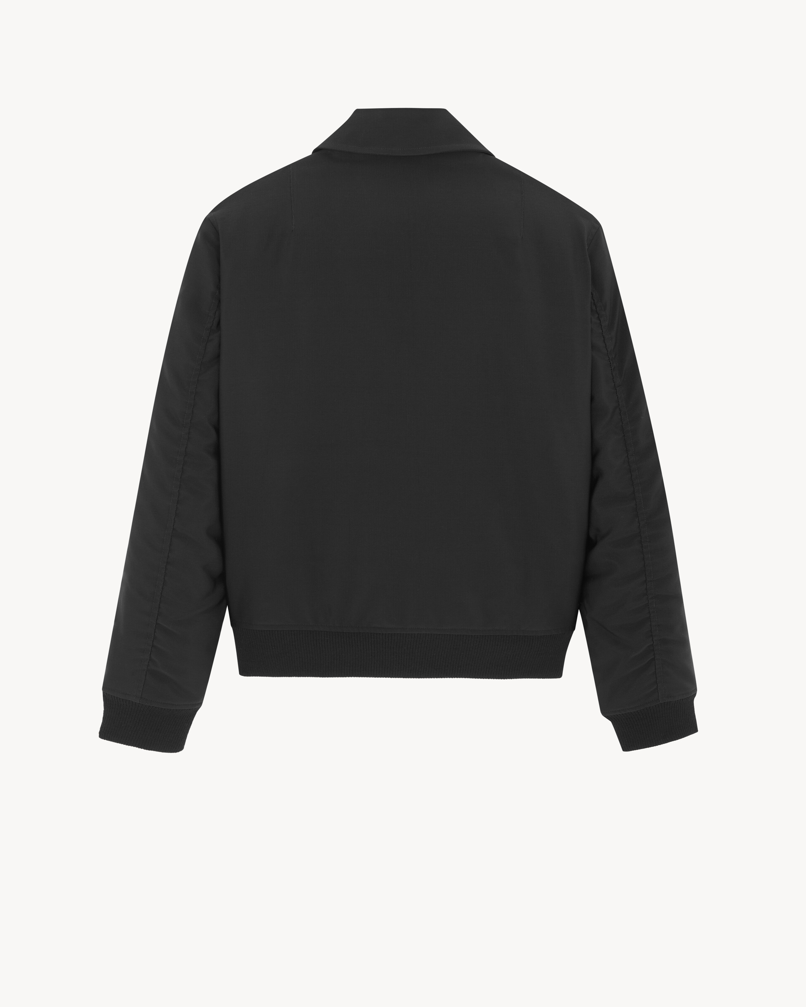 bomber jacket in faille - 2