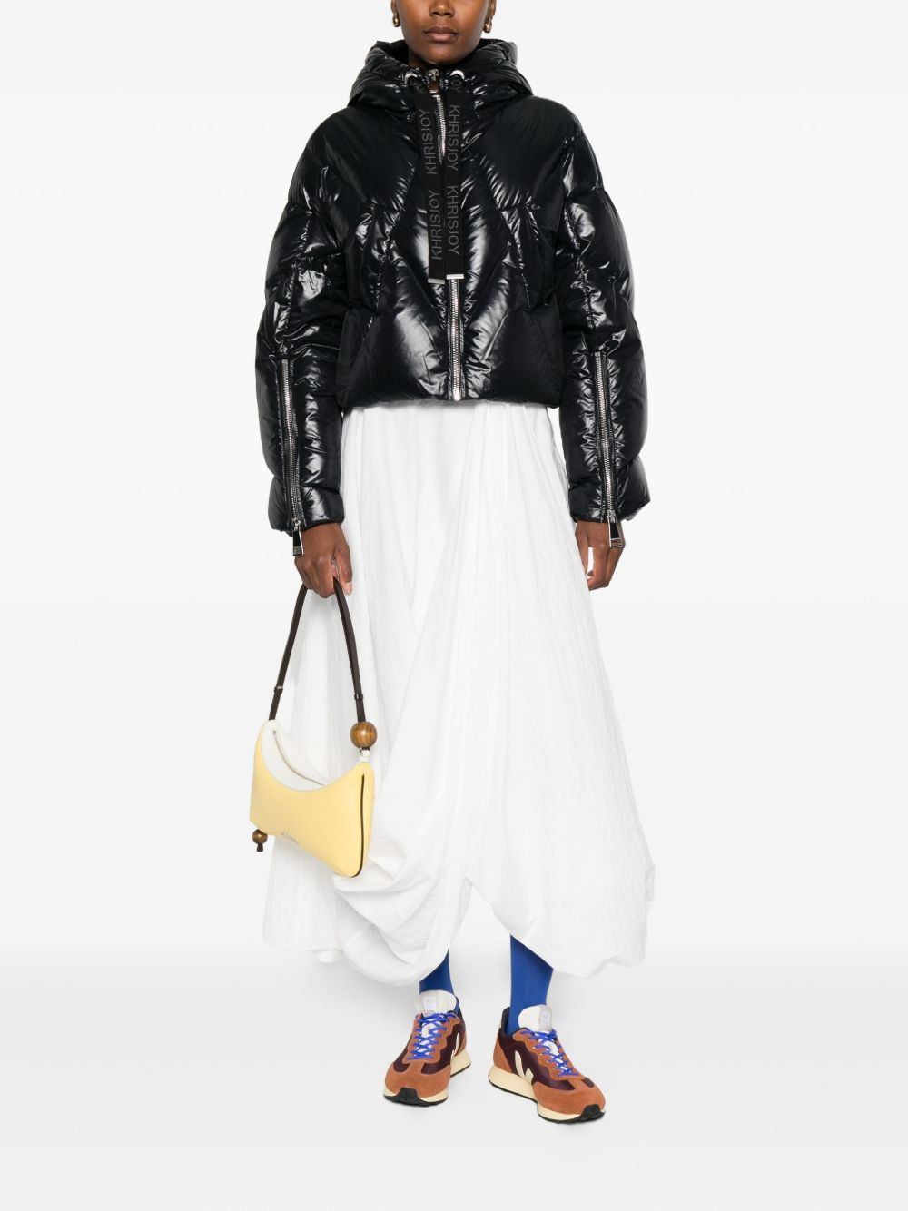 quilted-hooded puffer jacket - 2