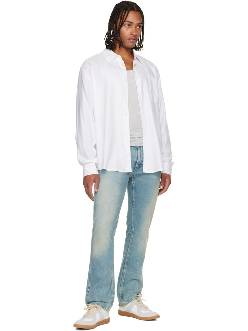 Nudie Jeans Blue Slim Jim Jeans outlook