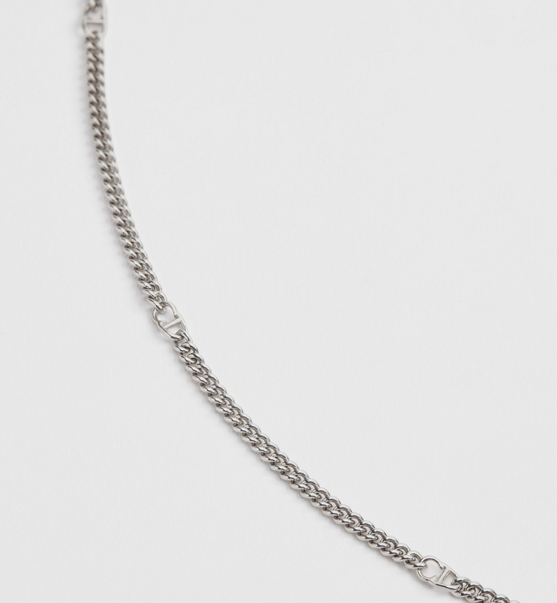 Dior CD Icon Thin Chain Link Necklace outlook