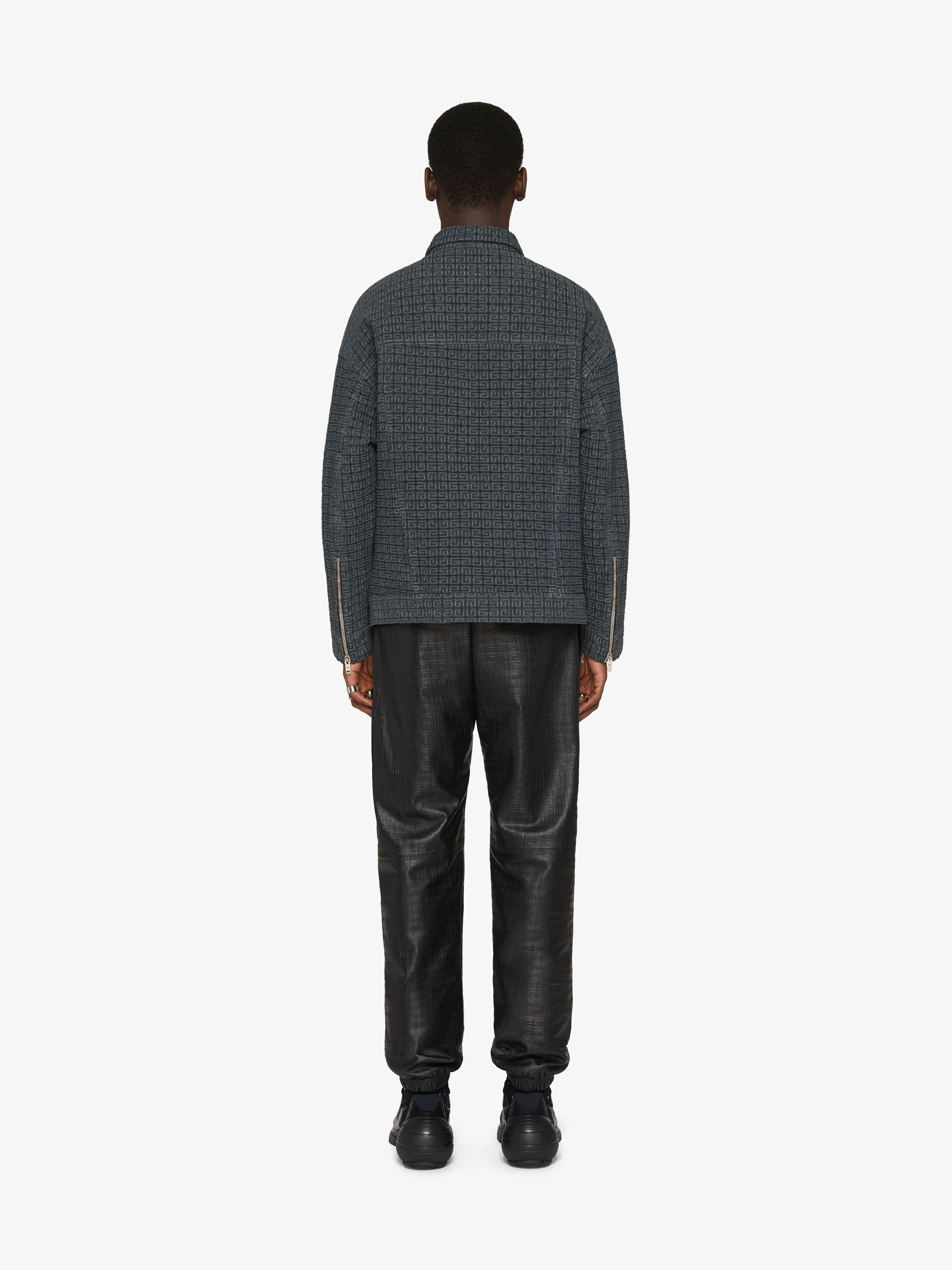 JOGGER PANTS IN 4G LEATHER - 4