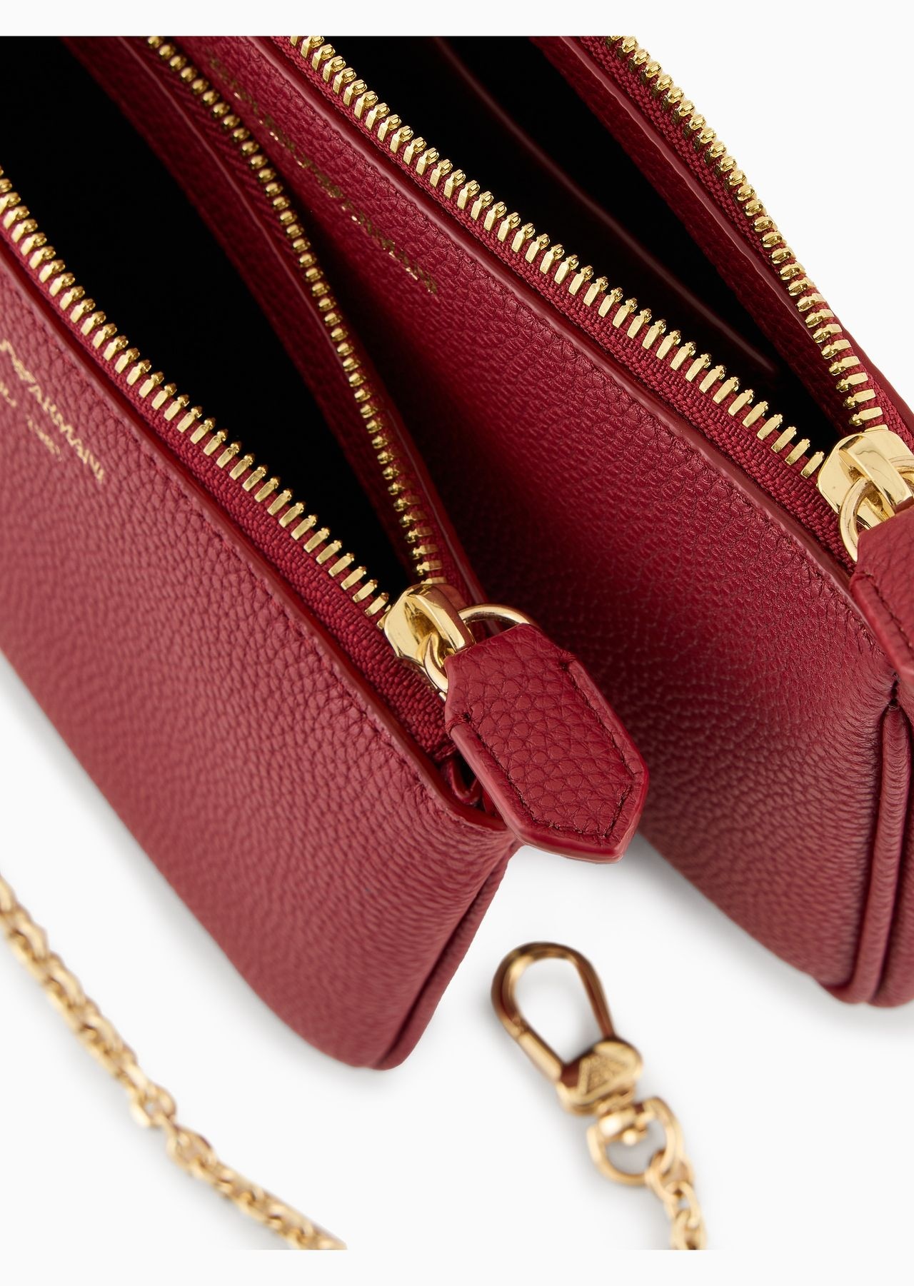 Deer-print double mini bag with shoulder strap - 4
