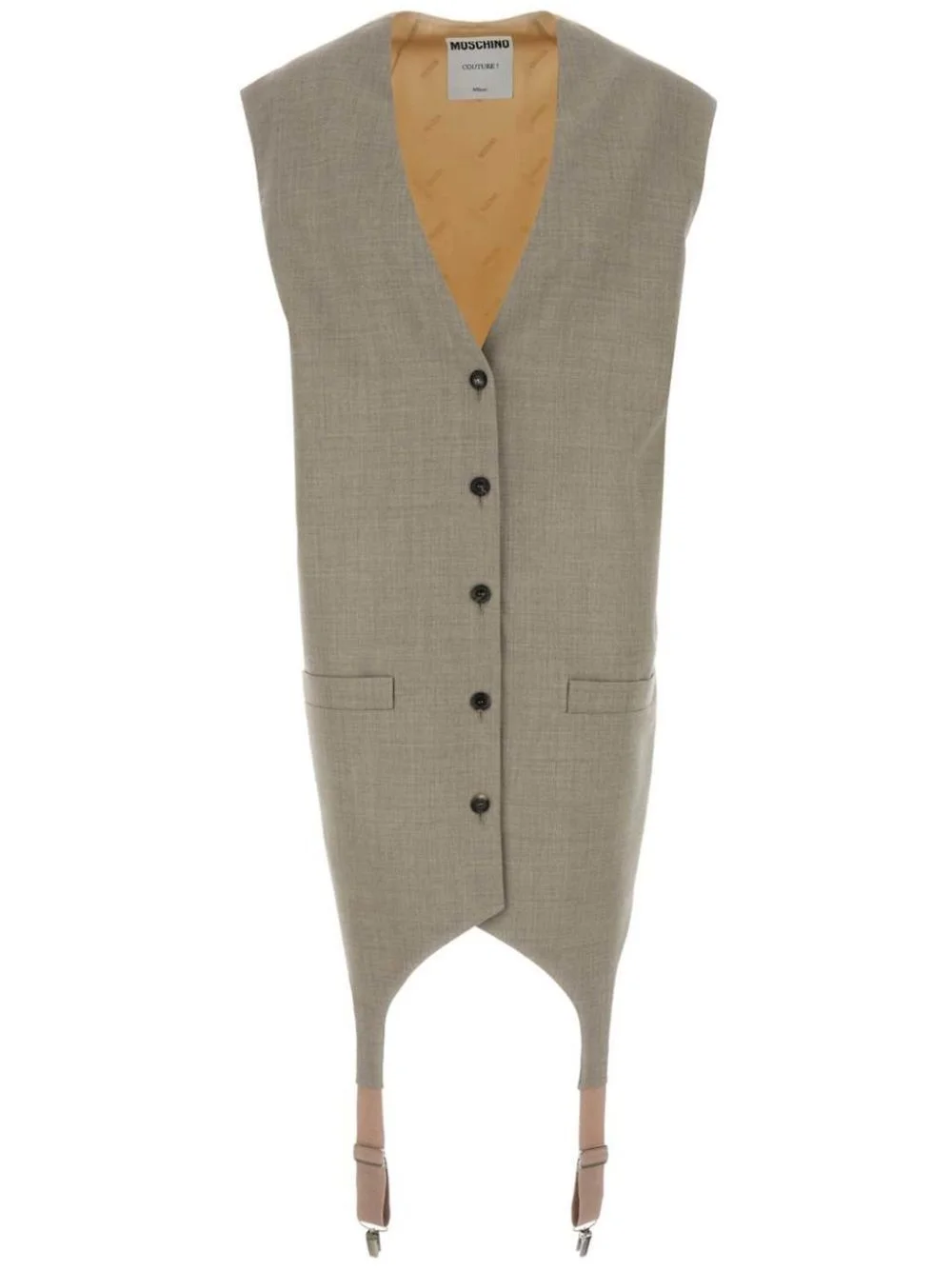 V-neck waistcoat - 1