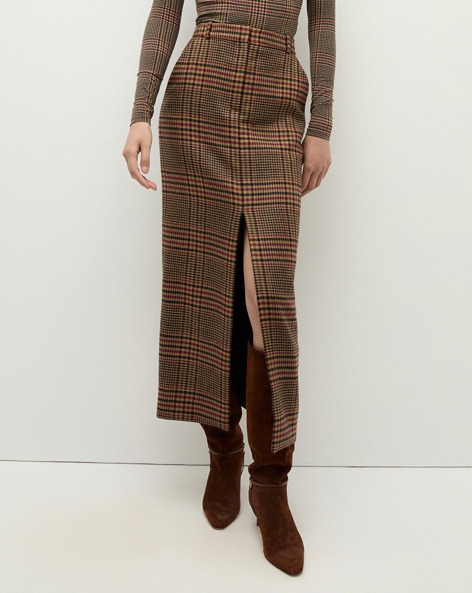 MAXINE PLAID SKIRT - 3
