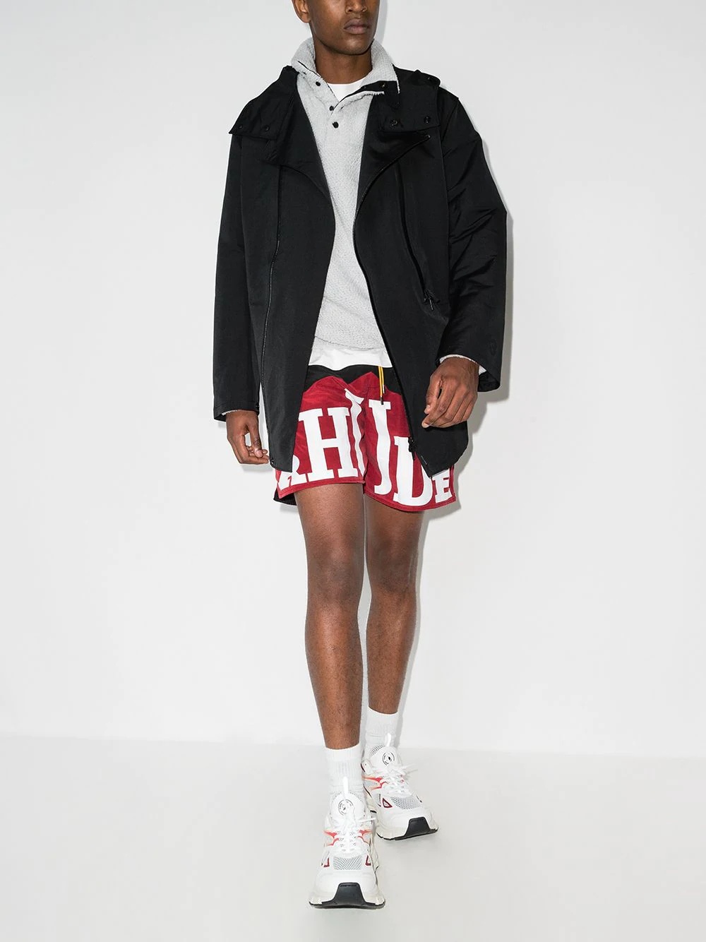 Yachting two-tone logo shorts - 5