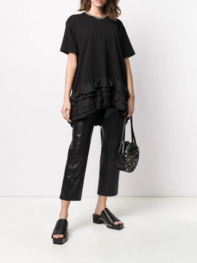 Alexander McQueen ruffle trim T-shirt outlook