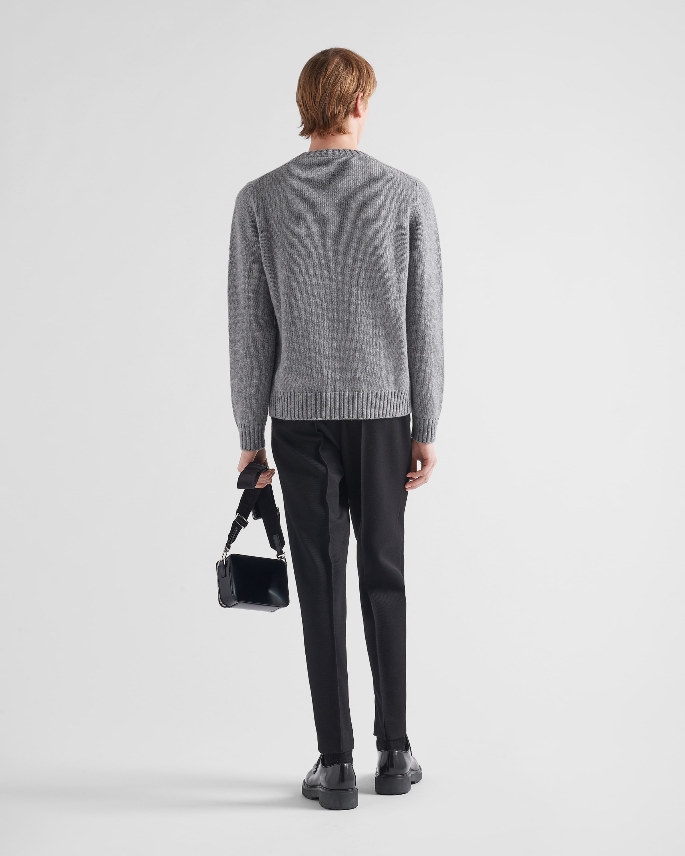 Wool and cashmere crew-neck sweater - 5