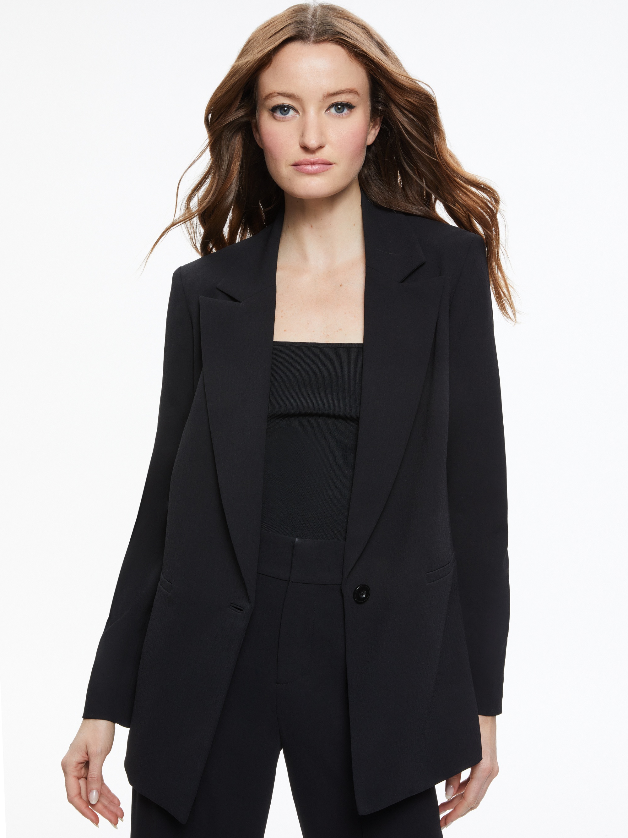 DENNY NOTCH COLLAR BOYFRIEND BLAZER - 2