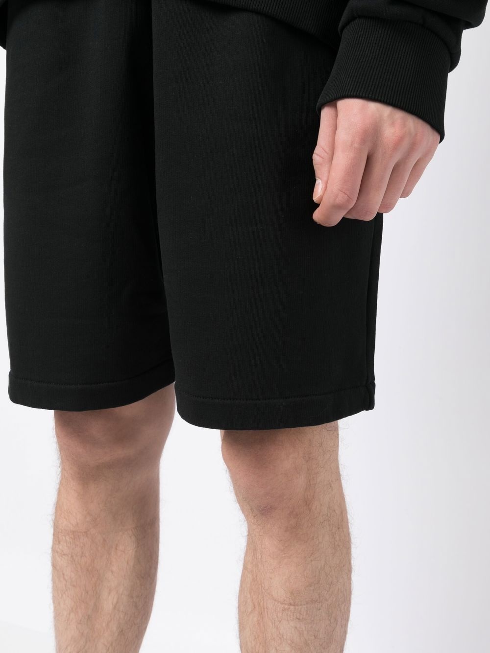knee-length track shorts - 5