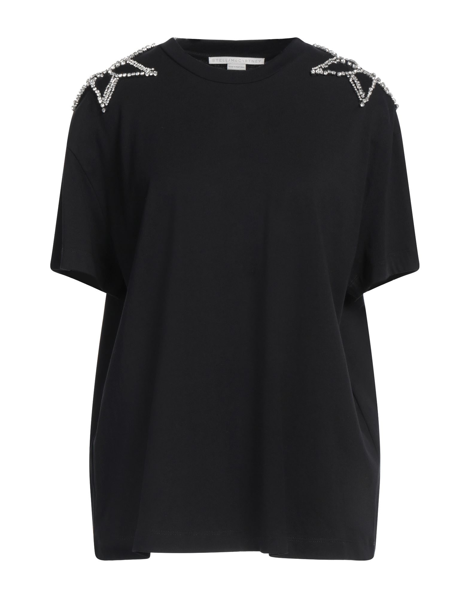 Tシャツ・カットソー STELLA MCCARTNEY Women Shirts 6K0344 3S2371 1000 Black Women Black Stella McCartney 2001. T-shirt | Stella McCartney US