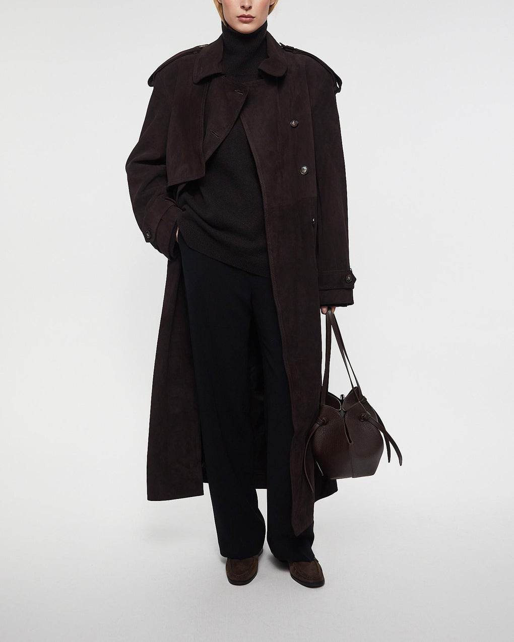 Coat Sienna Suede Chocolate - 3