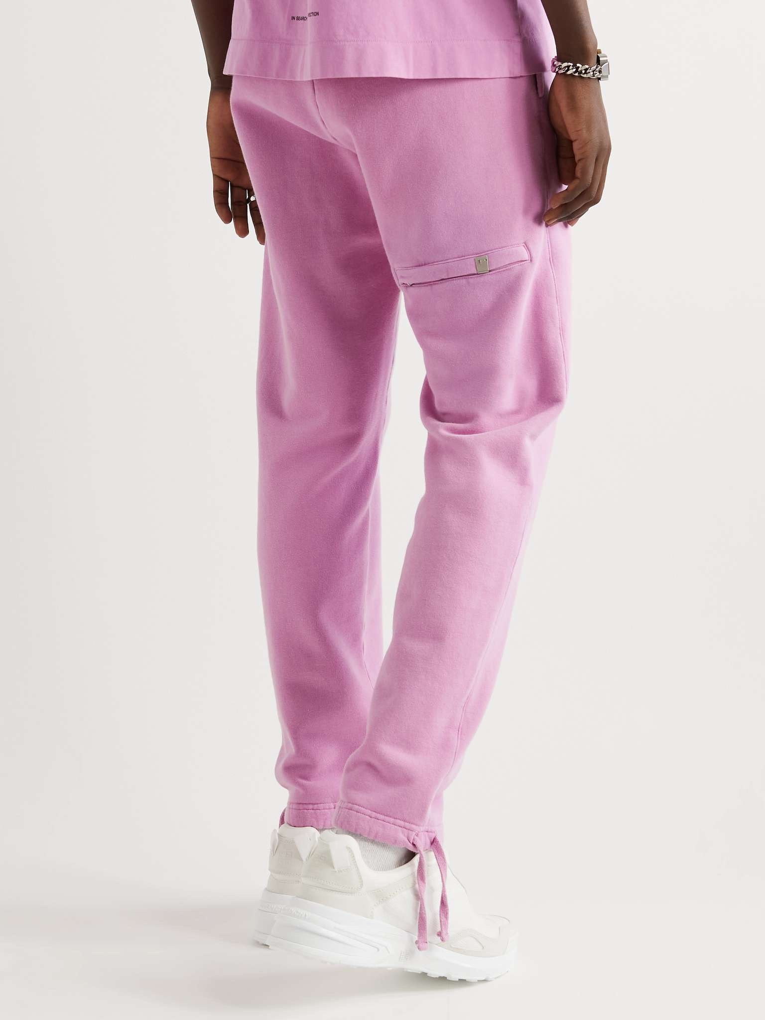 Tapered Cotton-Blend Jersey Sweatpants - 4