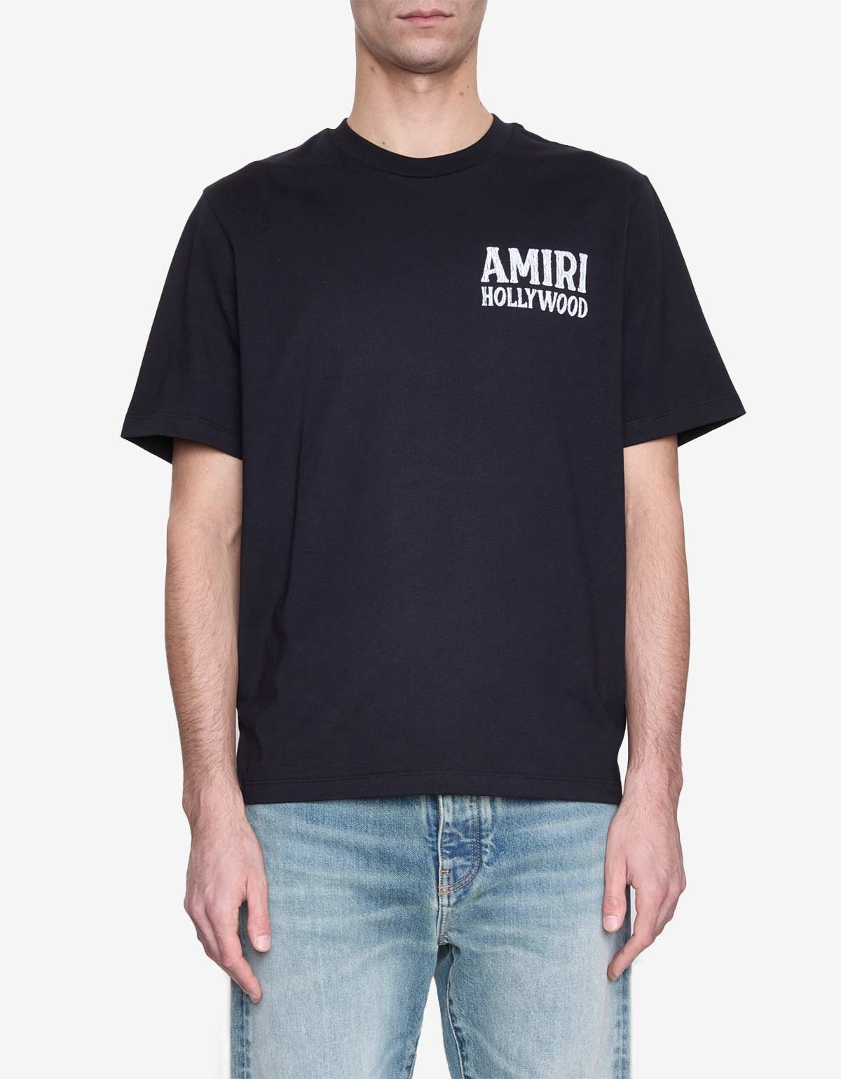 Amiri Black Jazz Wolf Print T-Shirt - 2