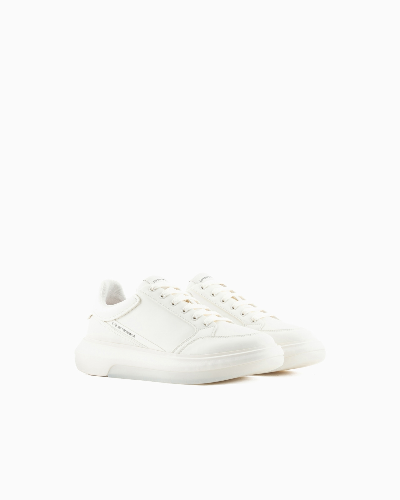 Leather sneakers with side logo - 2