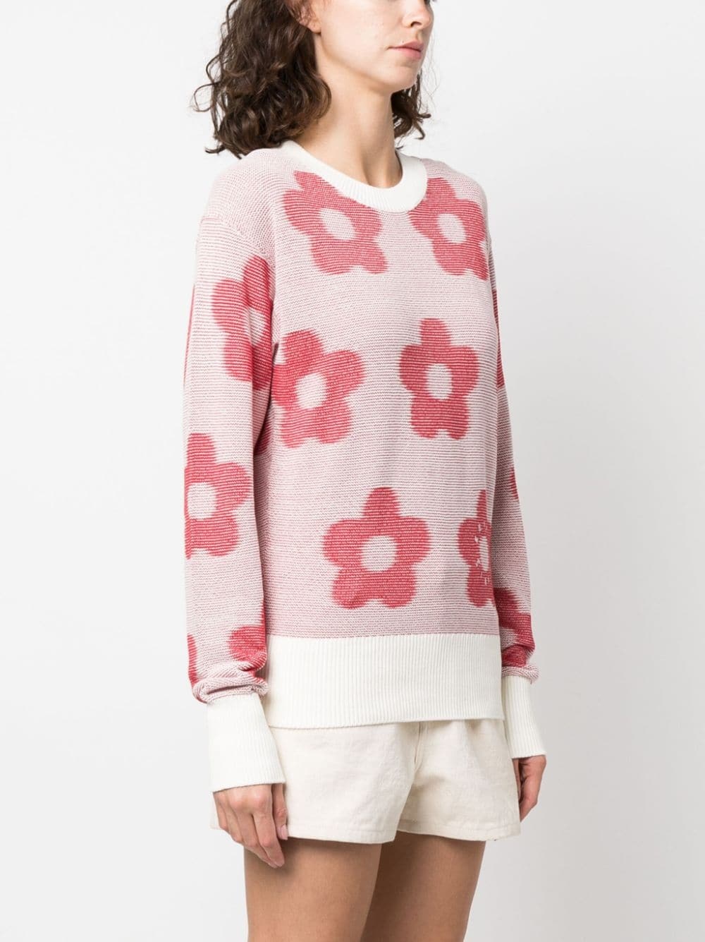 Flower Spot jacquard jumper - 3