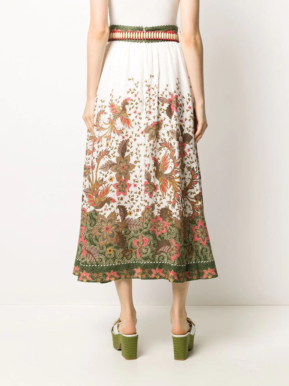 floral-print maxi skirt - 4