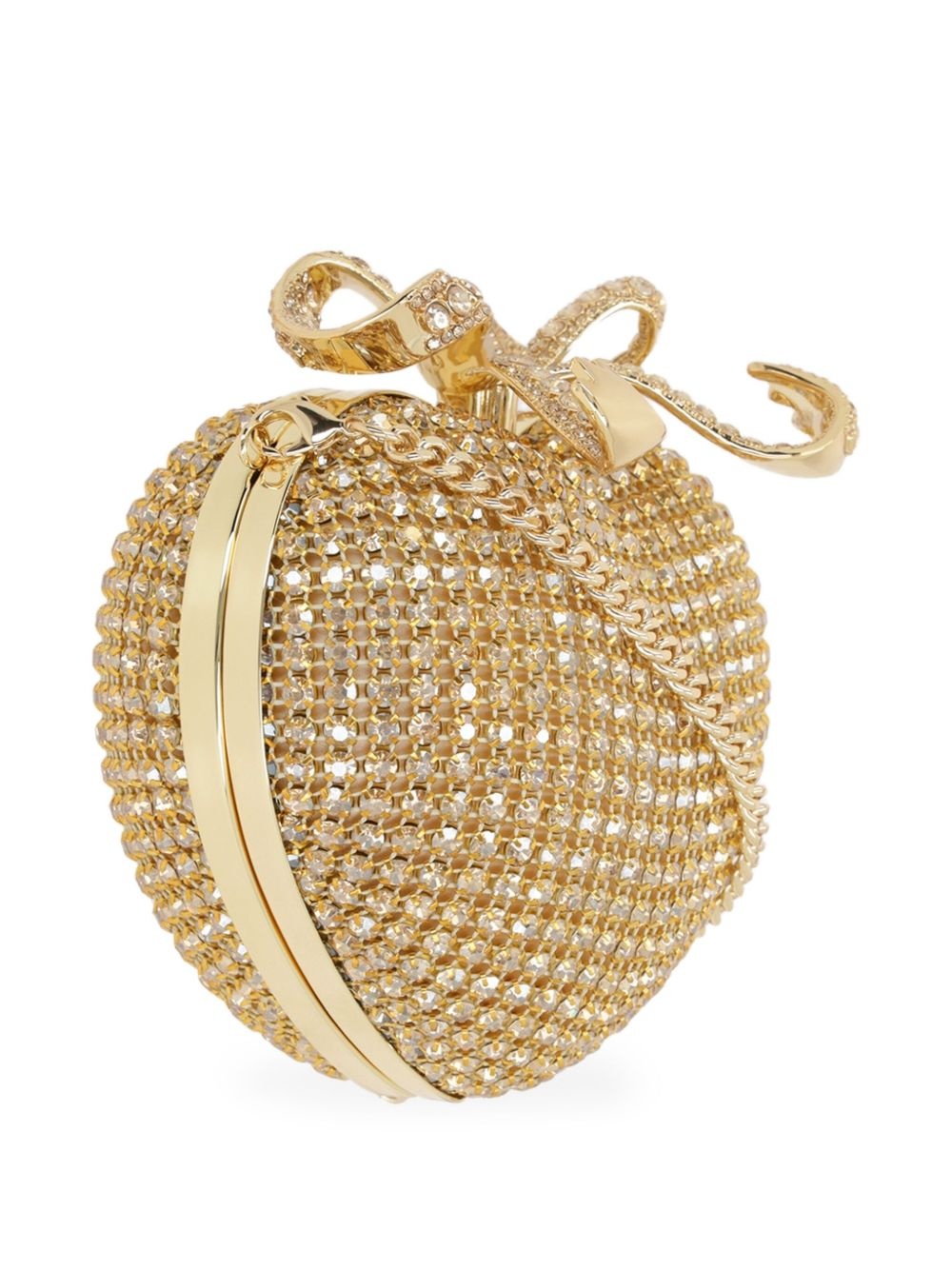 heart-shaped crystal clutch - 3