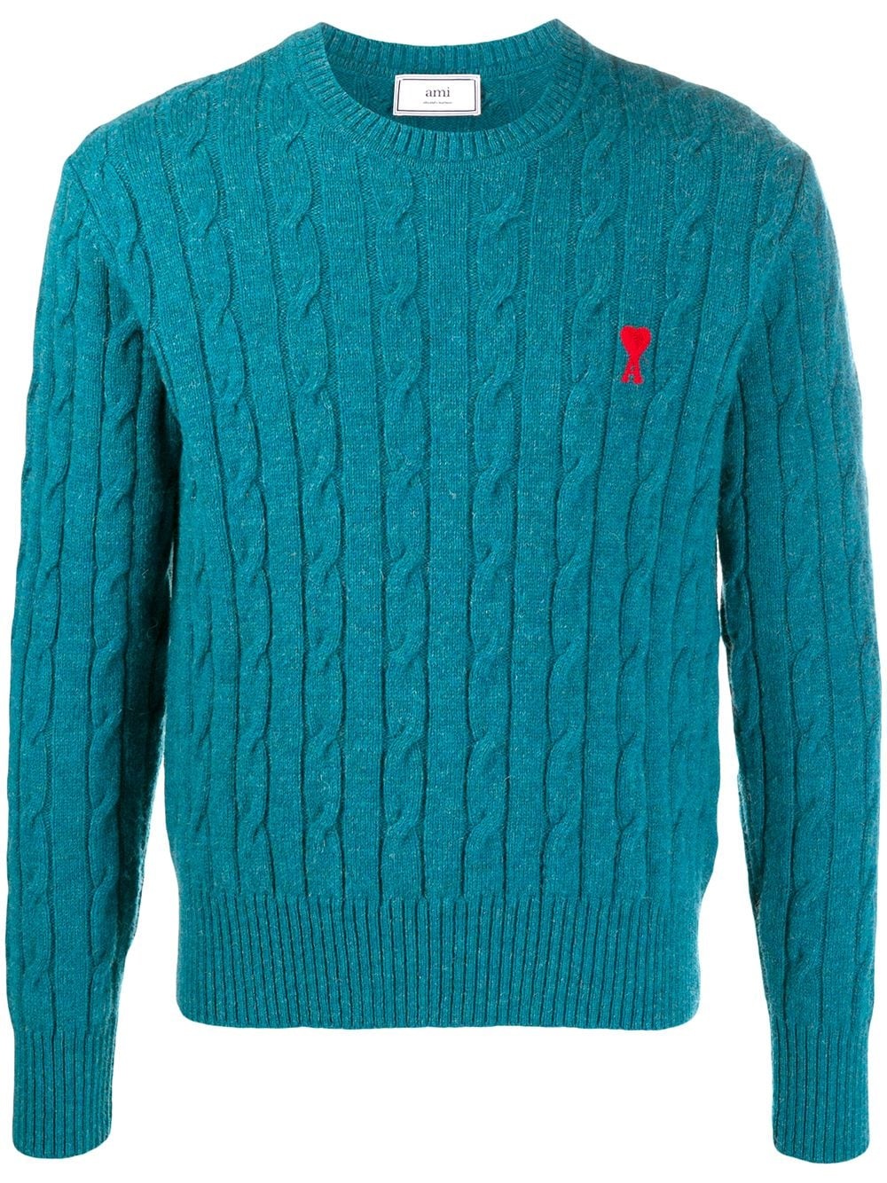 cable knit jumper - 1