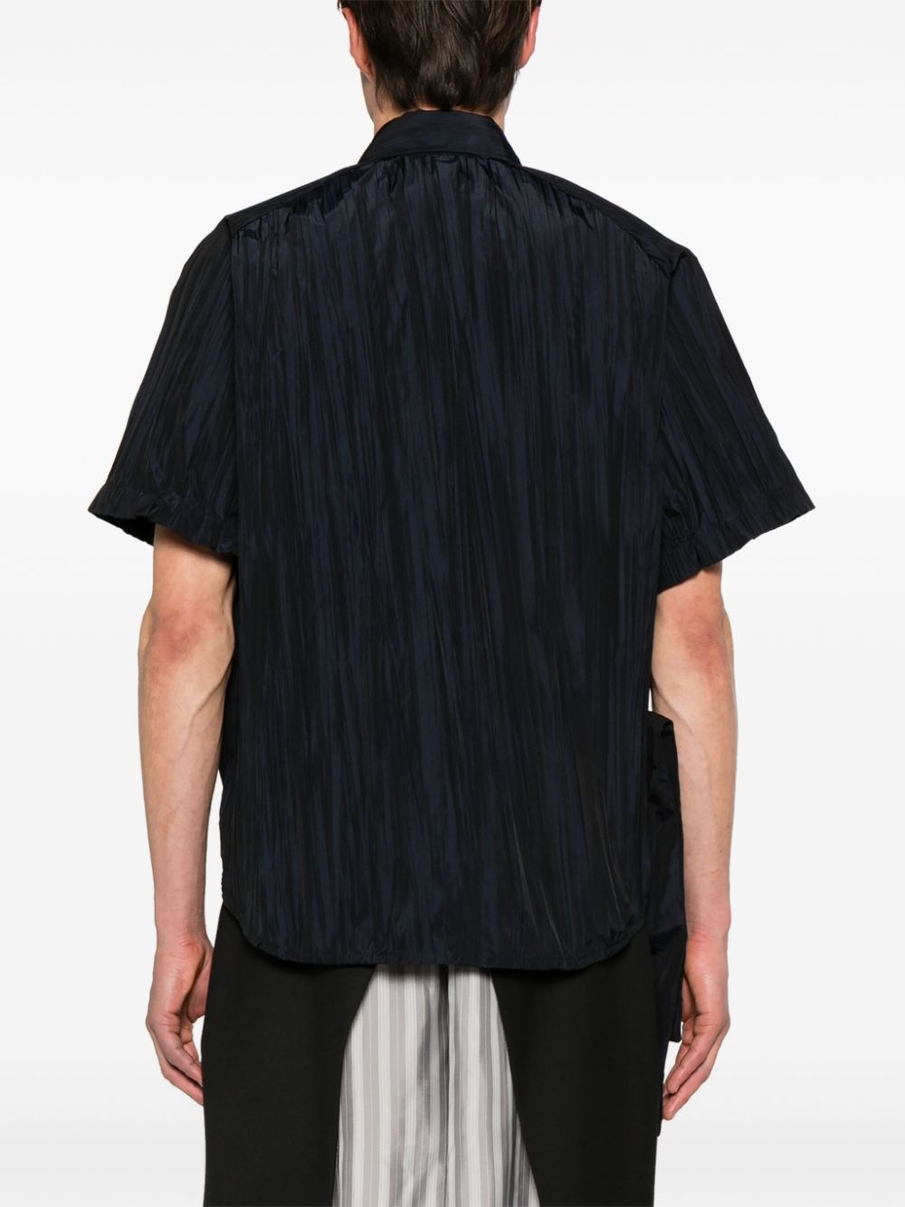 Ven asymmetric plissÃ© shirt - 4