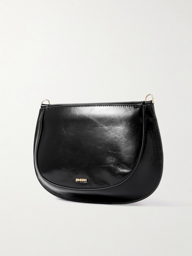 Logan Gold-tone Leather Shoulder Bag 3