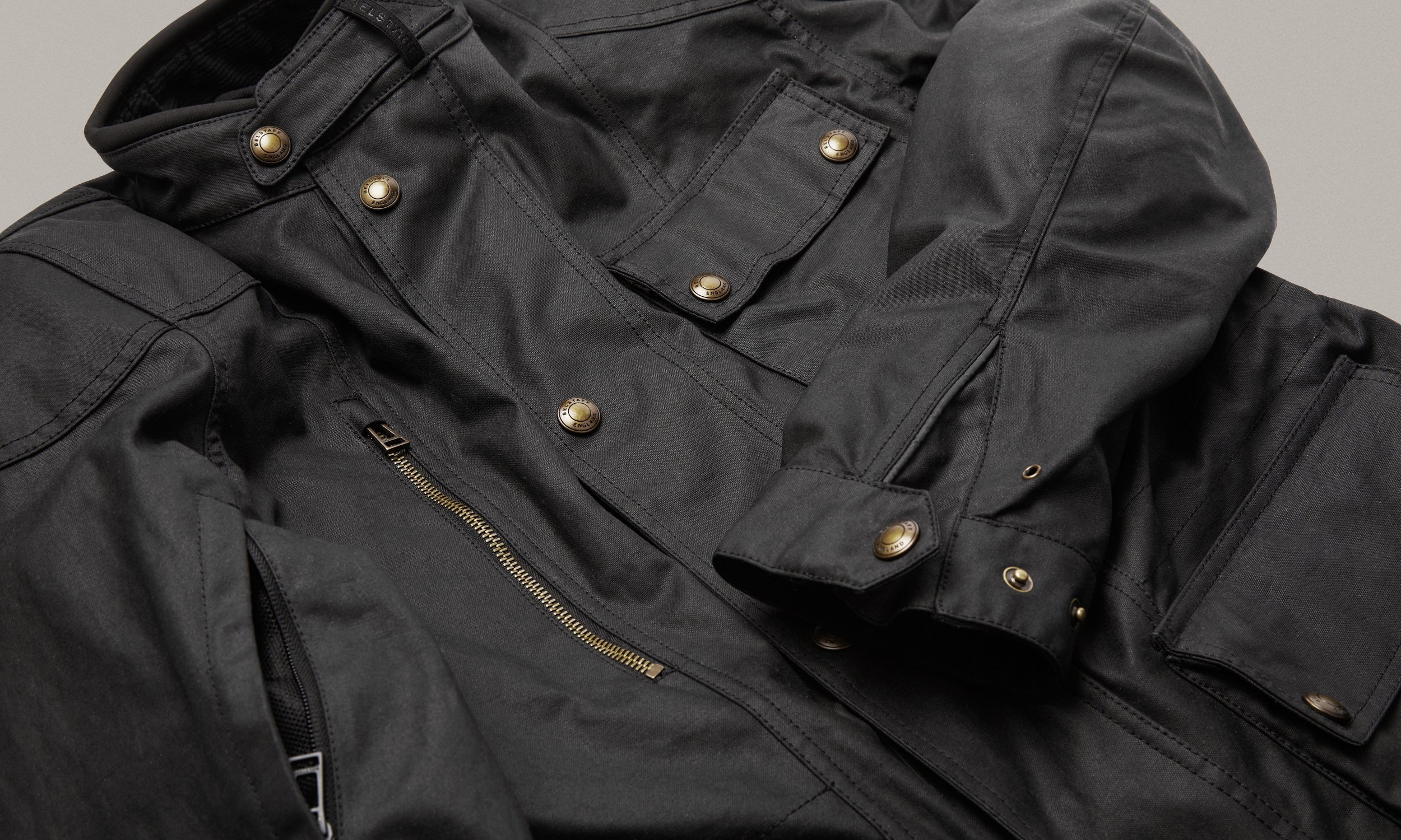 WAYMASTER MOTORCYCLE WAXED COTTON JACKET - 3