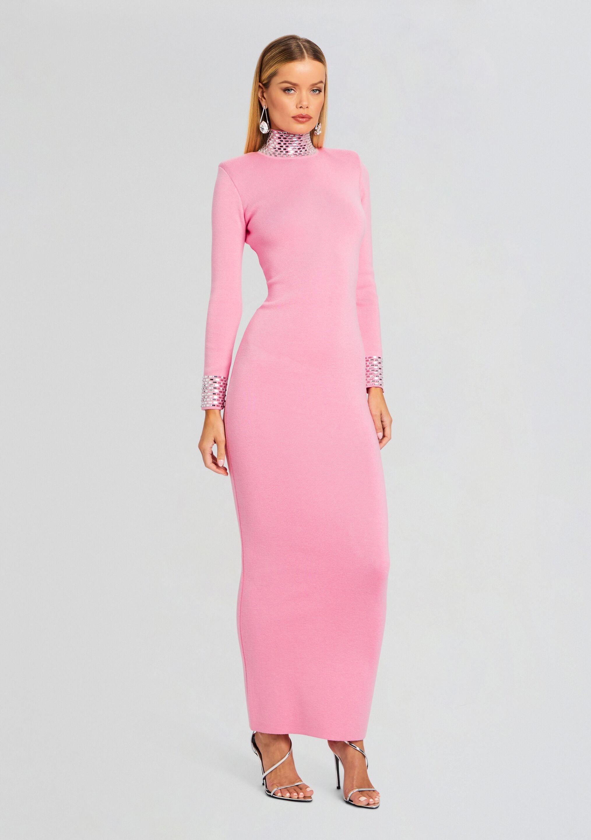 MONROE EMBELLISHED KNIT DRESS - 3