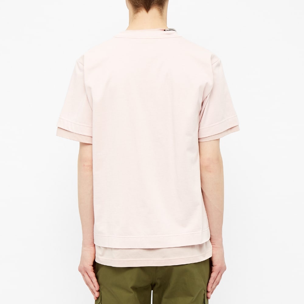 Sacai Zip Neck Tee - 4