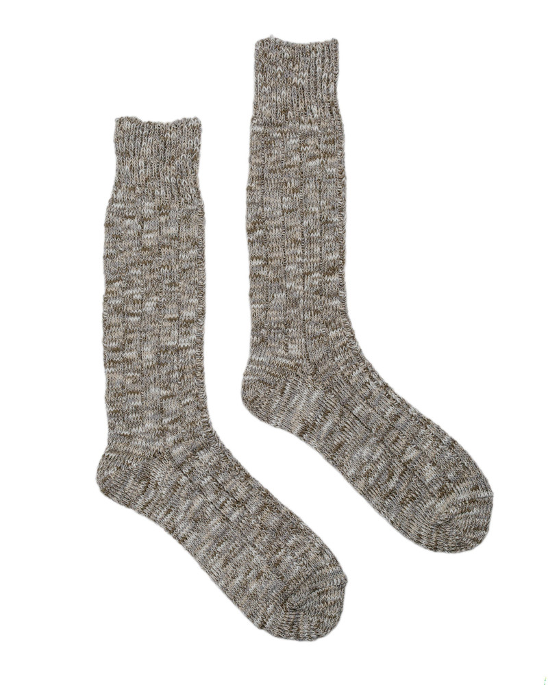 The Real McCoys The Real McCoy’s MA22012 Outdoor Socks 'Camp' Khaki outlook