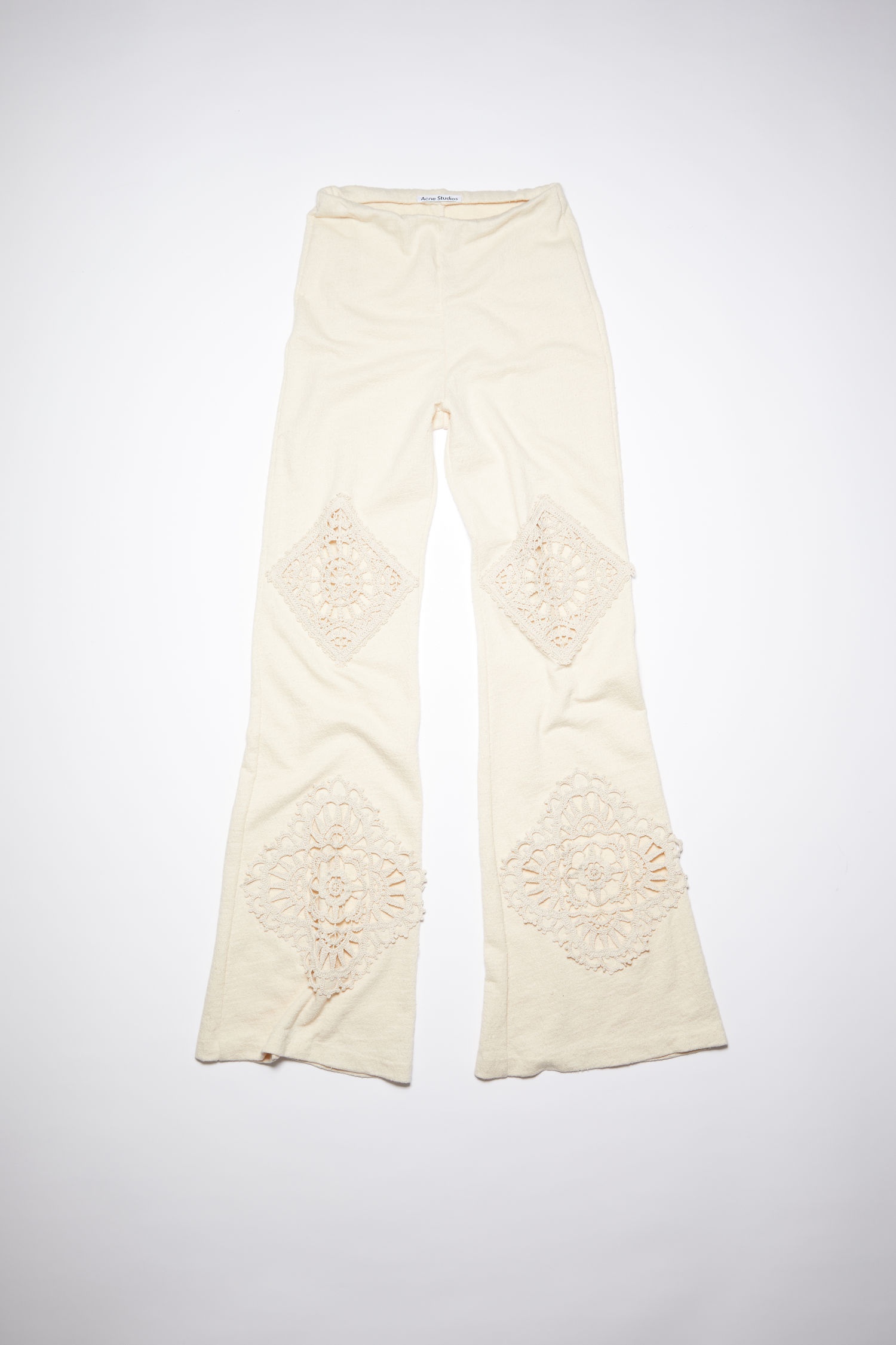 Crochet trousers - Ecru beige - 5