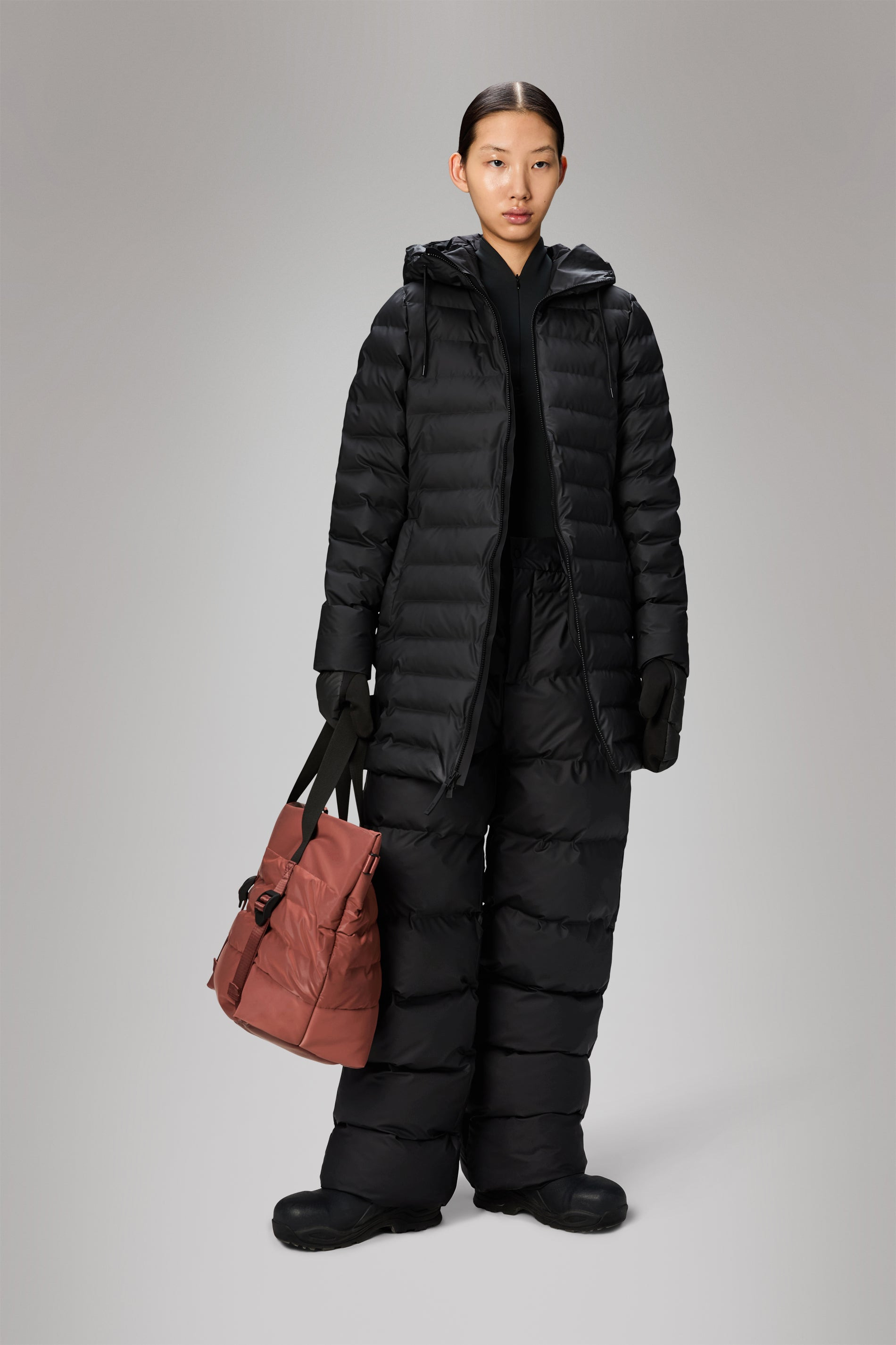 Lohja Long Puffer Curve Jacket - 4