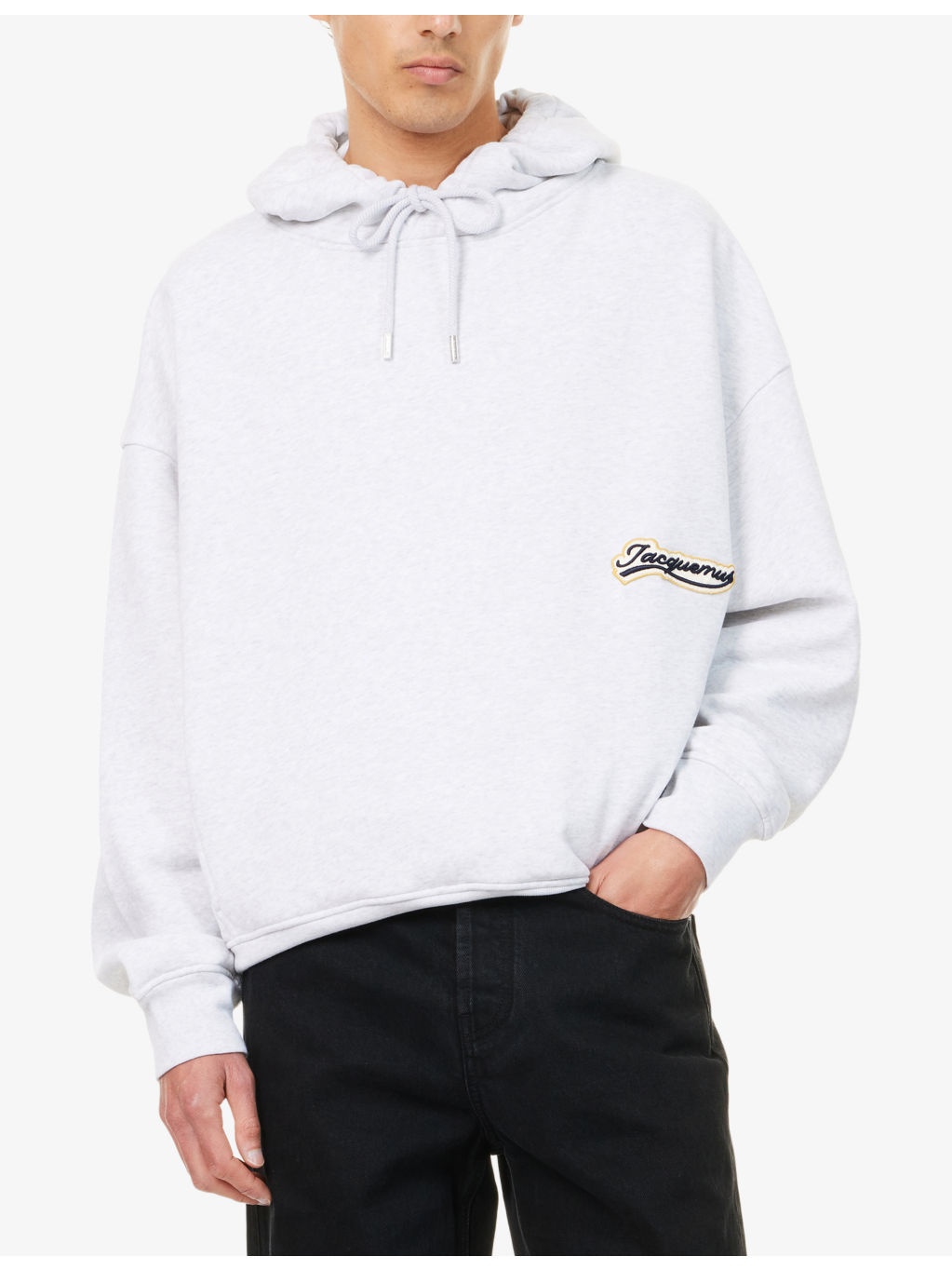 Le Hoodie Embroidered-Logo Cotton Hoody - 3