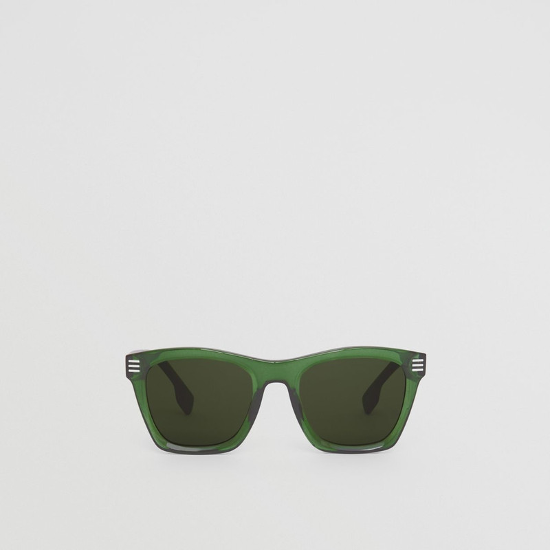 Logo Detail Square Frame Sunglasses 1