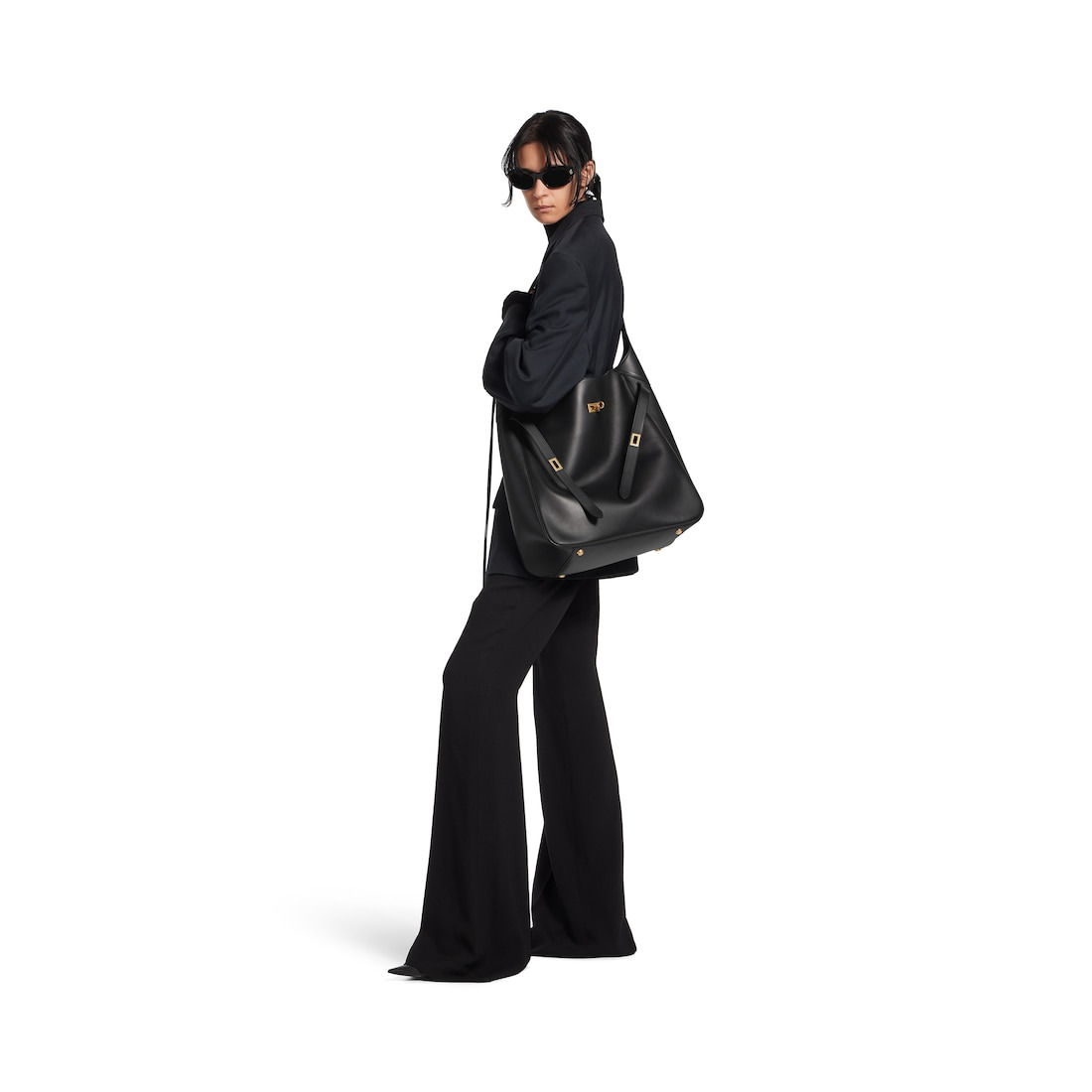 Women's Bel Air Large Hobo Bag in Black - 6
