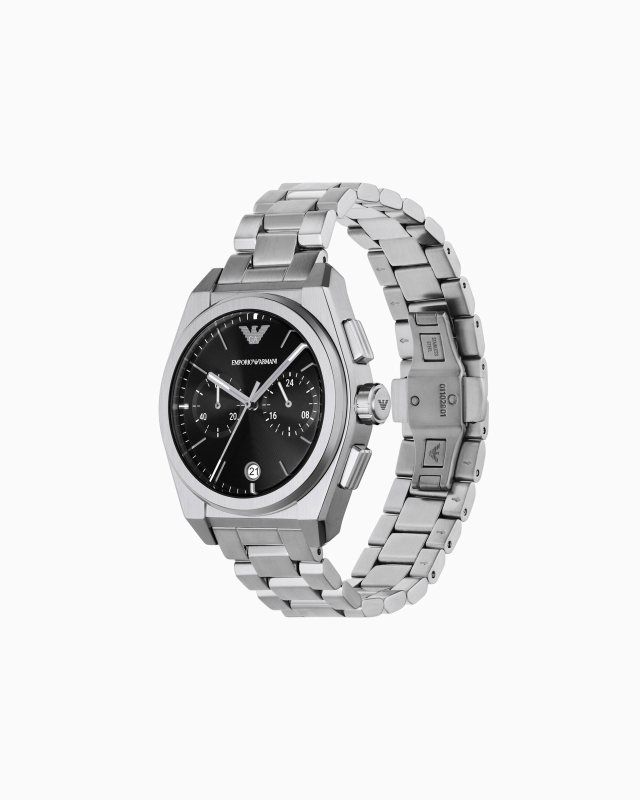 CHRONOGRAPH STAINLESS STEEL WATCH - 2