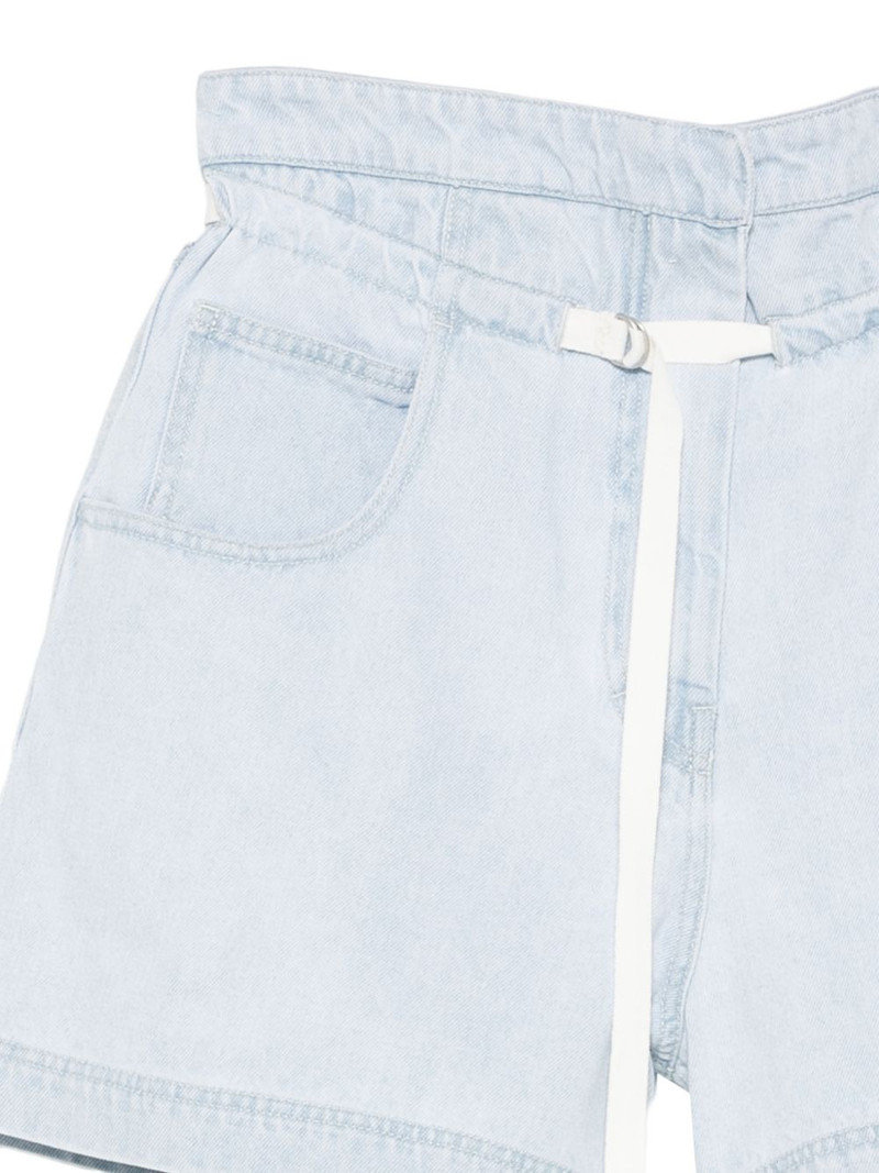 drawstrings denim shorts 3