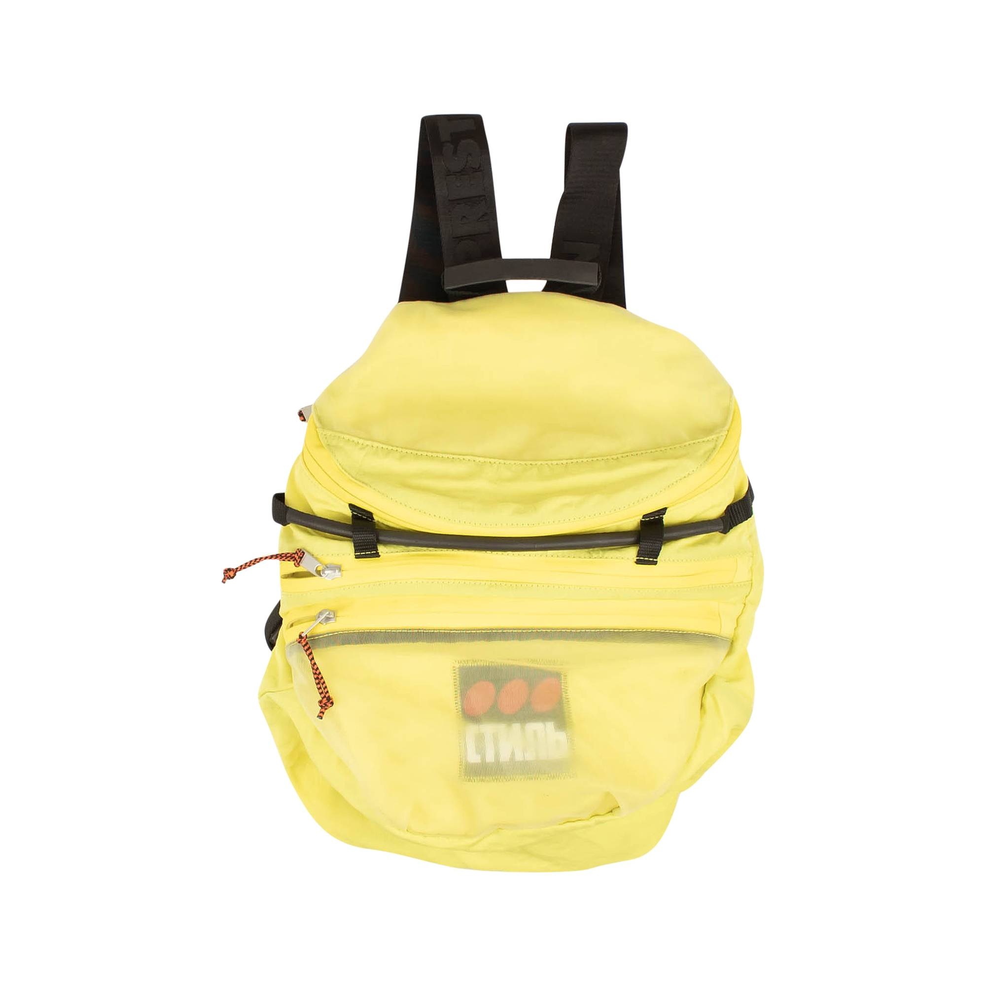 Heron Preston Nylon Mesh Backpack 'Yellow' - 1