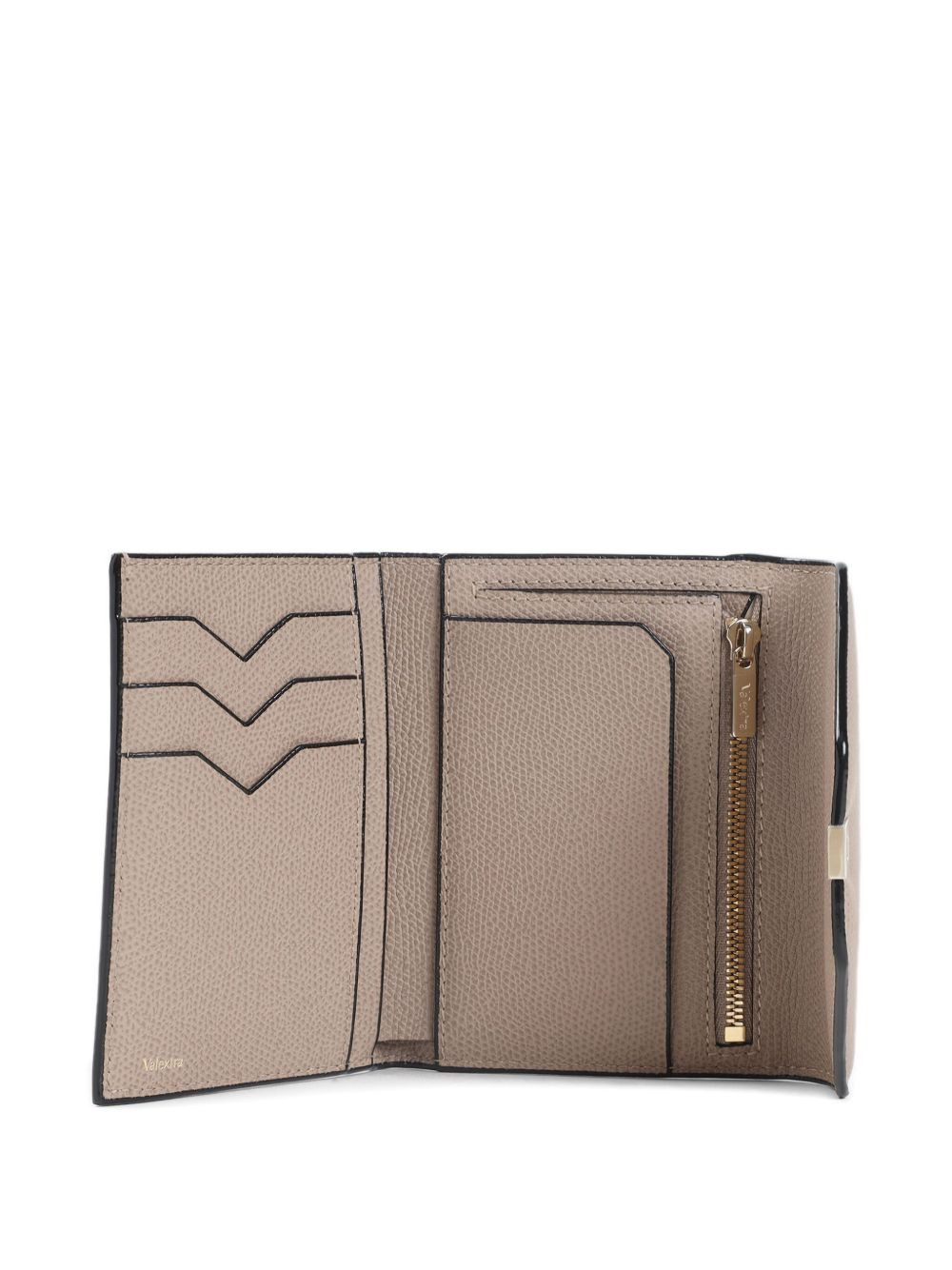 flap-fastening leather wallet - 3