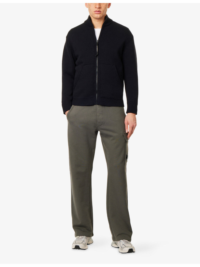 C.P. Company Internal-Vest High-Neck Cotton-Knit Cardigan outlook