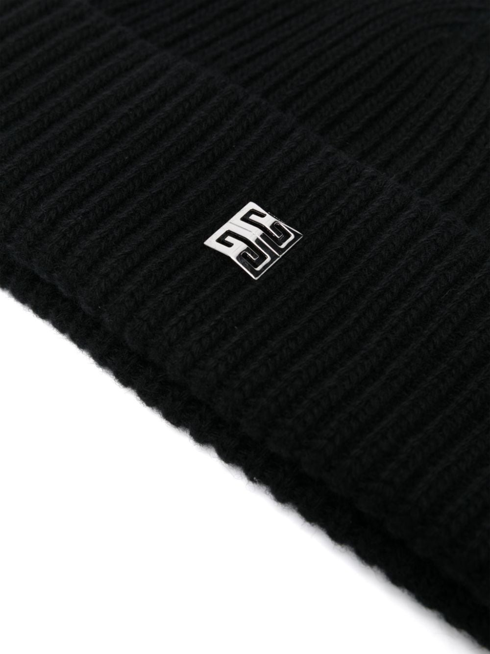 ribbed-knit beanie hat - 2